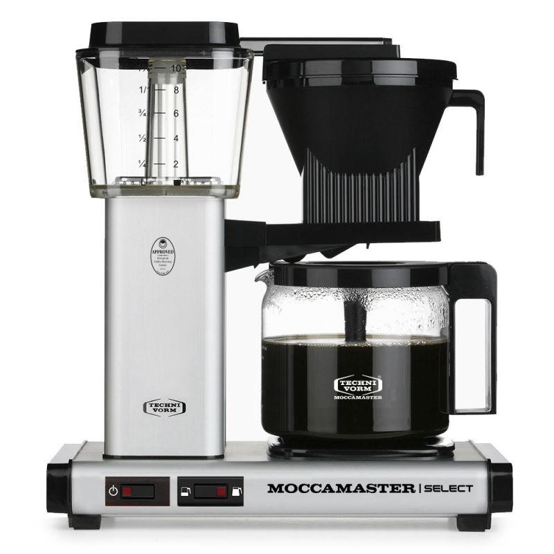 Moccamaster KBG741 Select mat zilver